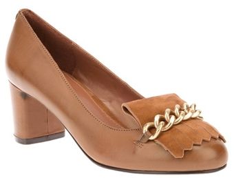Lola Cruz Fringed Leather Pump - Lyst