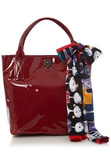 Love Moschino Scarf Vernissage Tote Bag - Lyst