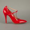Maison Martin Margiela T Bar Pump in Red - Lyst