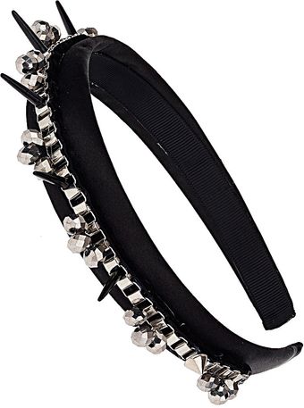 Topshop Spike Bead Cluster Headband - Lyst