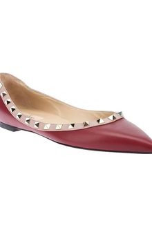 Valentino Studded Ballet Pump - Lyst