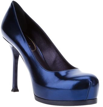 Yves Saint Laurent Platform Pump - Lyst