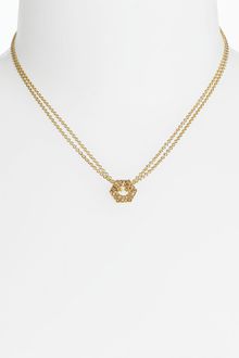 Marc By Marc Jacobs Bolts Pavé Pendant Necklace - Lyst