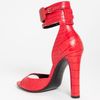 Alexander Wang Aminata Ankle Cuff Sandal in Red - Lyst