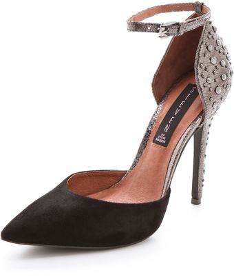 Steven Triummp Ankle Strap Pumps - Lyst