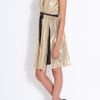 Diane Von Furstenberg Missy Lame Dress in Gold - Lyst