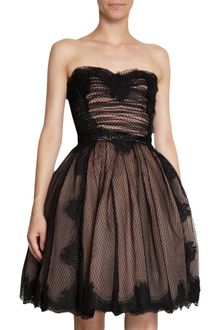 Dolce & Gabbana Net and Floral Lace Dress - Lyst