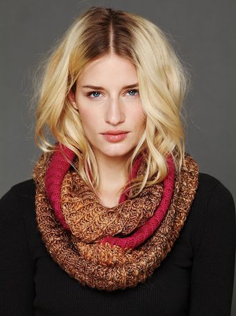 Free People Loop Knit Eternity Scarf - Lyst