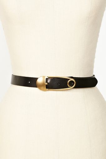 Nasty Gal Safety Pin Leather Belt - Lyst