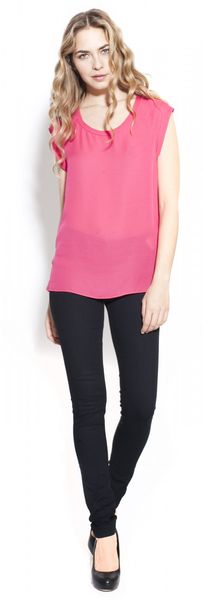 3.1 Phillip Lim Silk Muscle Tee - Lyst