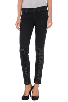 7 For All Mankind Denim Trousers - Lyst