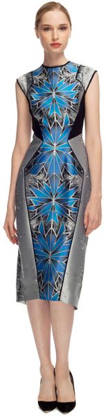 Bibhu Mohapatra Steel Morph Print Day Dress - Lyst