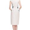 Bibhu Mohapatra White Carbon Day Dress in White (white/cobalt) - Lyst