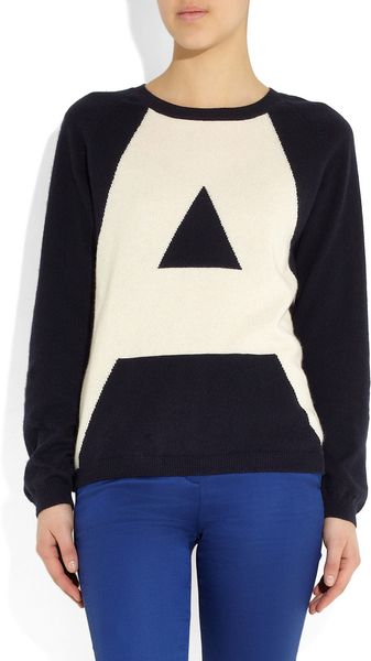 Chinti And Parker Cashmere Letter Sweater - Lyst