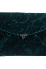 L'Wren Scott Stamped Velvet Lady Clutch
