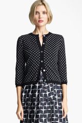 Marc Jacobs Polka Dot Jacquard Cardigan