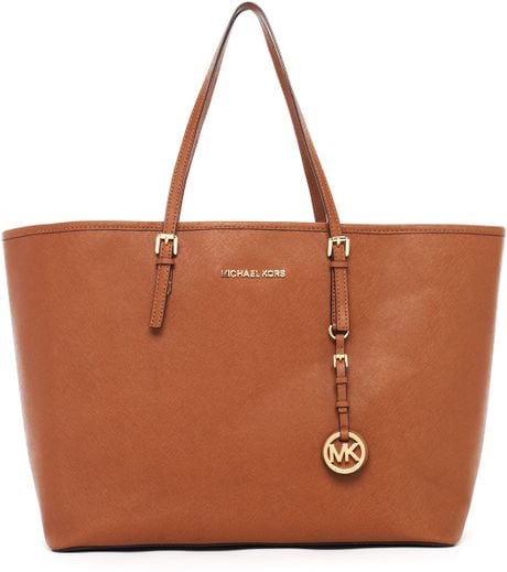 jet set travel medium logo tote michael kors