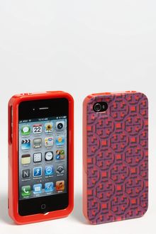Tory Burch Logo Lattice Iphone 4 4s Case - Lyst