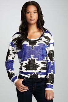 Townsen Shimmery Tribal-Print Top - Lyst