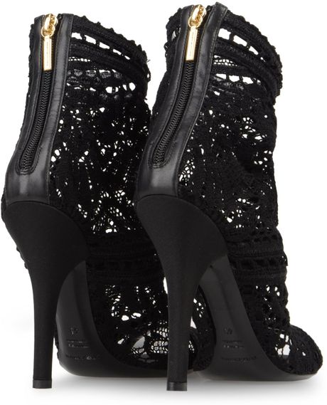 Dolce & Gabbana Ankle Boots in Black | Lyst