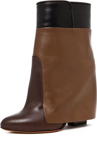 Givenchy Podium Bootie in Dark Brown - Lyst