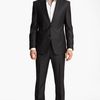Versace Versace Trim Fit Wool Blend Suit in Black for Men (black stripe) - Lyst
