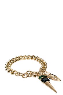 Asos Jewel Spike Id Bracelet - Lyst