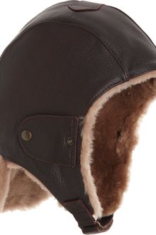 Barneys New York Motorcycle Cap - Lyst
