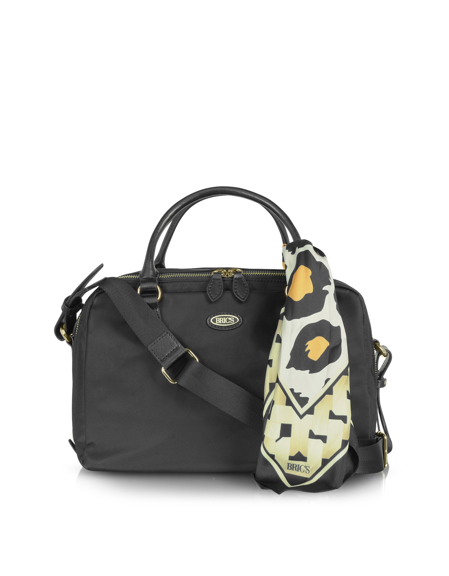 Bric's Venezia Nylon Satchel Bag in Black Lyst