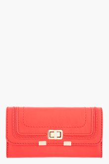 Chloé Red Folded Marcie Wallet - Lyst