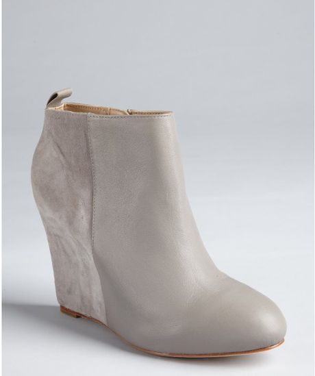 booties with a chunky heel