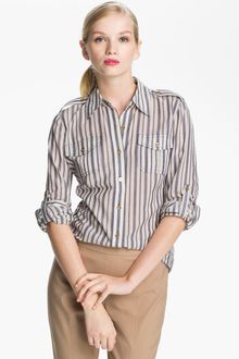 Tory Burch Brigitte Cotton Shirt - Lyst