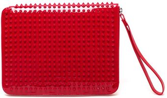 Christian Louboutin Cris Spiked Patent Leather Ipad Case - Lyst