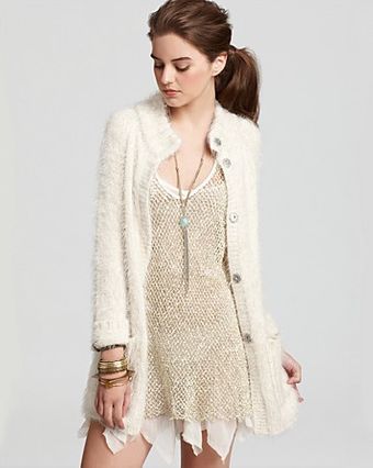 Free People Sweater Roll Away Cardi - Lyst
