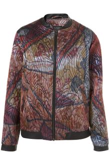 Topshop Stained Glass Bomber Jacket - Lyst