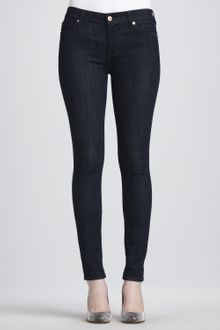 7 For All Mankind Slim Illusion Rinse Skinny Jeans - Lyst