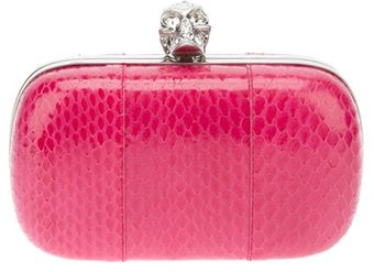 Alexander McQueen Skull Box Clutch - Lyst