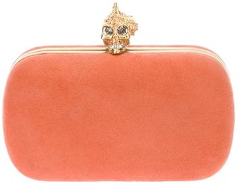 Alexander McQueen Skull Box Clutch - Lyst