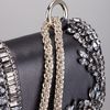Valentino Crystal Embellished Shoulder Bag in Black - Lyst