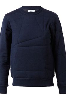 Acne Charlotte Quilted Merino Wool Jumper - Lyst