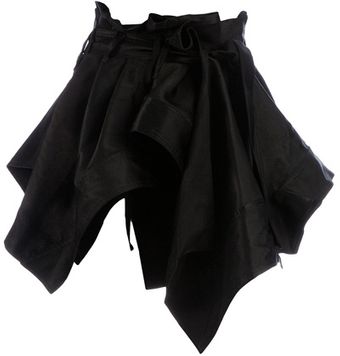 Ann Demeulemeester Layered Pleat Skirt - Lyst