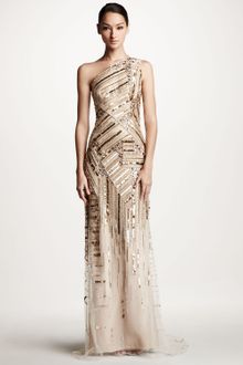 Carolina Herrera Embroidered Gown - Lyst