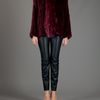 Elizabeth And James Rabbit Fur Coat in Red (merlot) - Lyst
