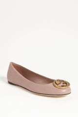 Gucci Logo Ballet Flat