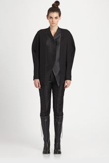 Haider Ackermann Satintrimmed Wool Jacket - Lyst