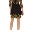 Karen Millen Baroque Mesh Dress in Black - Lyst