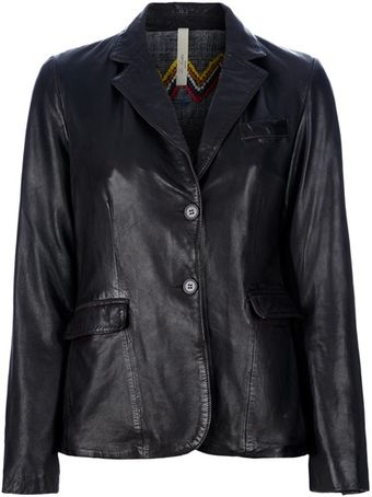 Le Sentier Leather Jacket - Lyst