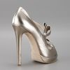 Oscar De La Renta Lanabow Sandal Pump in Gray (grey) - Lyst