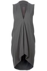 Rick Owens Wool Tunic Dress