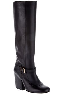 Robert Clergerie Buckled Knee High Boot - Lyst